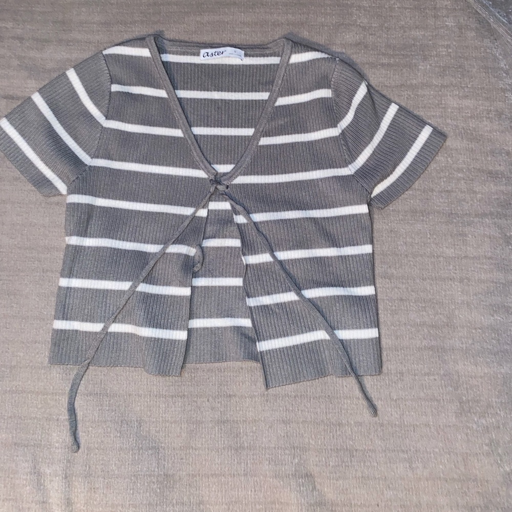 Fashion Q tie up top
